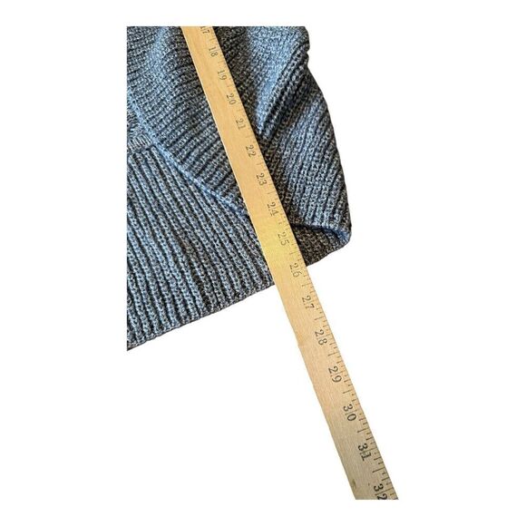 Soma Intimates Women's Gray Open Front Cable Knit Cardigan Sweater Size M - Picture 7 of 7